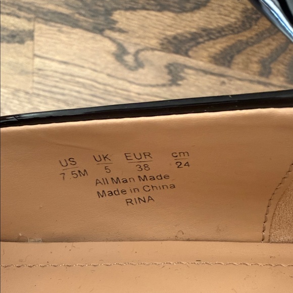 Franco Sarto Black Patent Slip-on Elegant Shoes for Women 7.5M - Picture 7 of 7